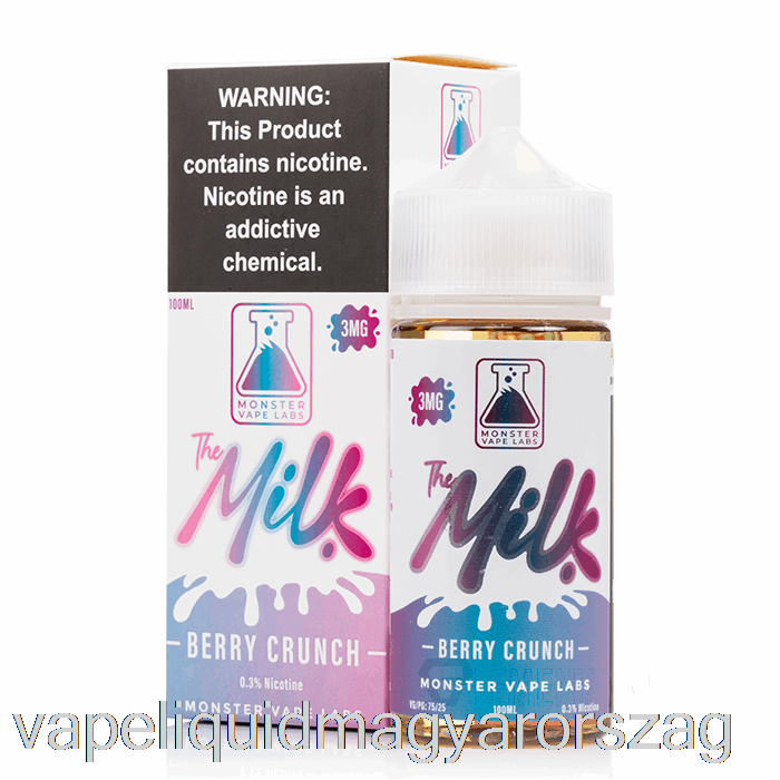 Berry Crunch - A Tej - 100ml 3mg Vape Folyadék
